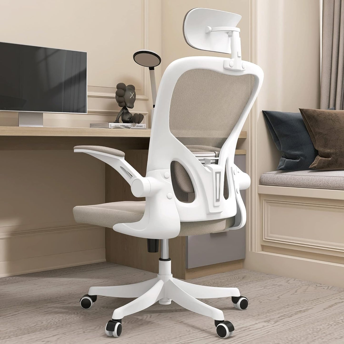 Monhey Ergo Chair: Lumbar Support, Breathable Mesh