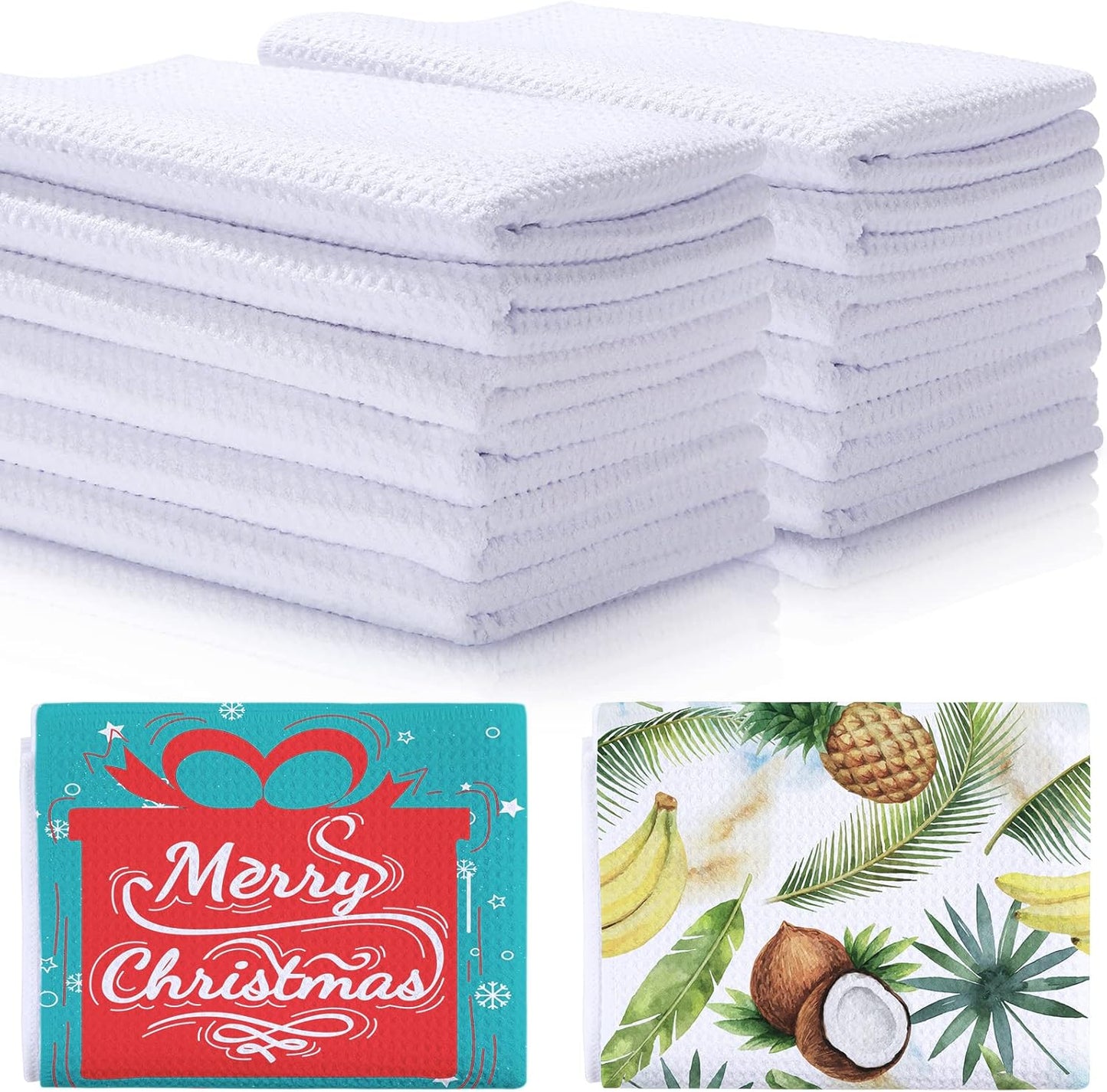 Sublimation Kitchen Towel Blanks 16 x 24Inch for Home Use