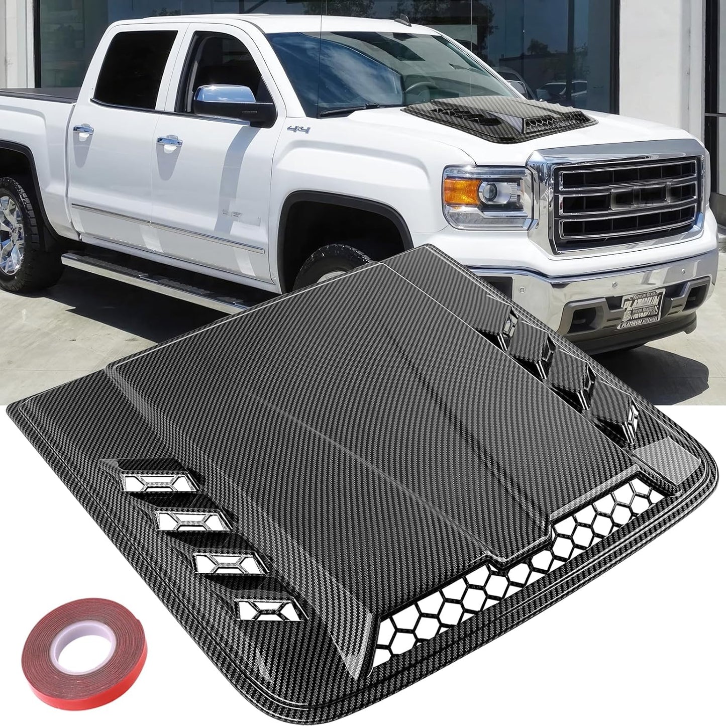 Universal Hood Scoops for Trucks and Cars - Improve Engine Cooling