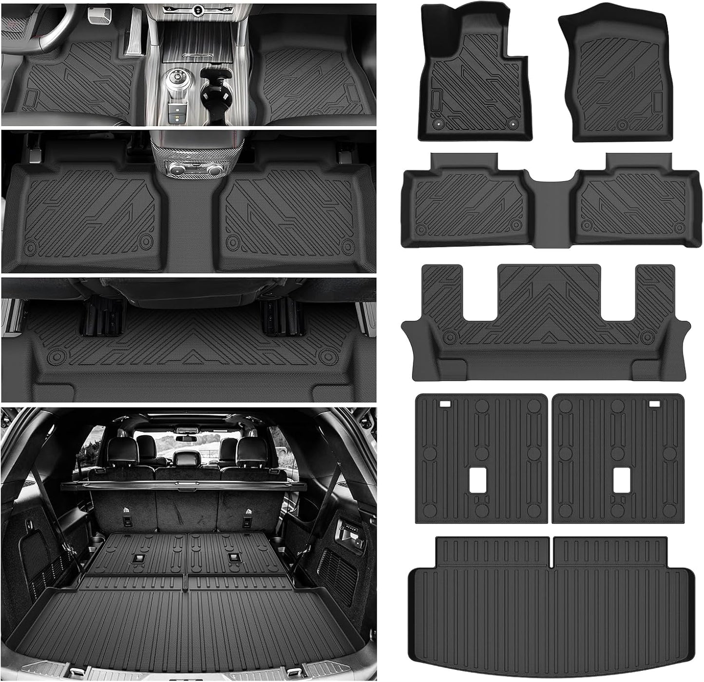Custom Floor Mats for Ford Explorer 2020-2026 All Weather Use