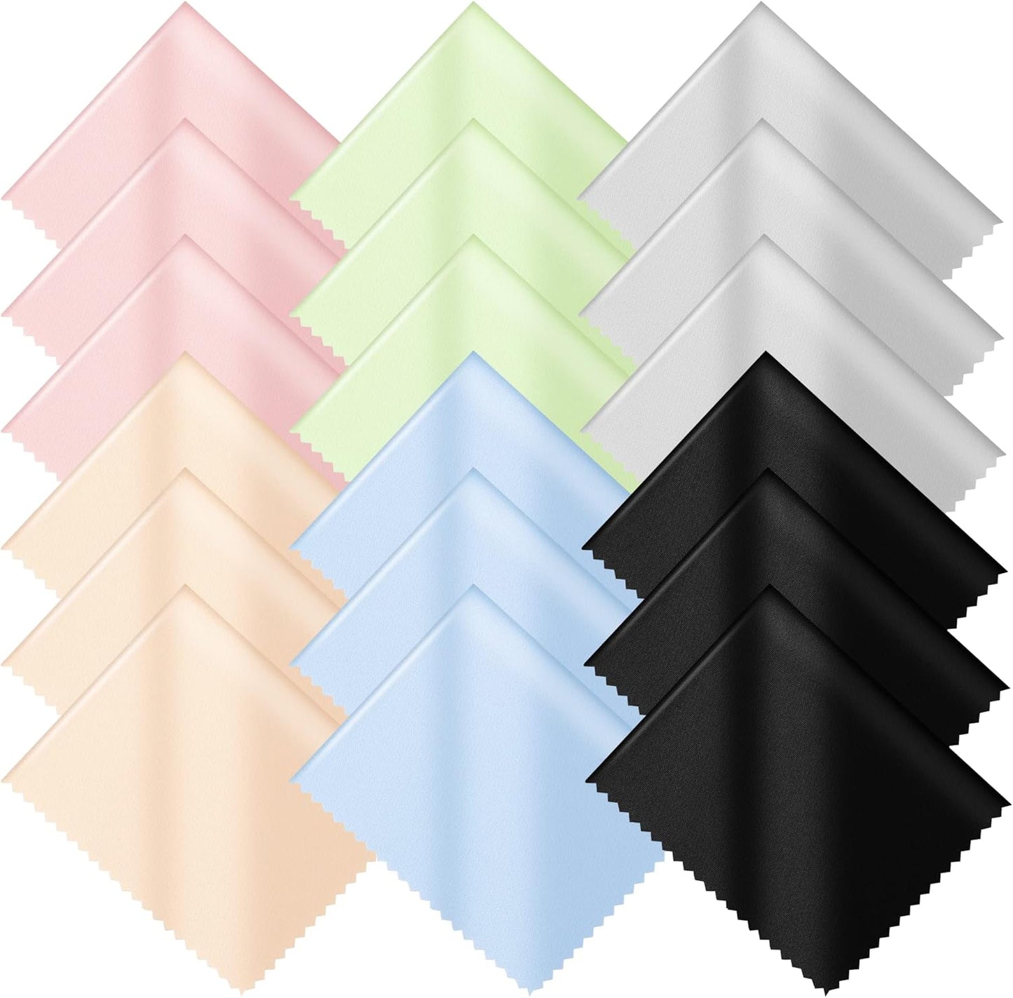 vonper 18 Pack Multicolor Microfiber Cloths - Clean Everything!