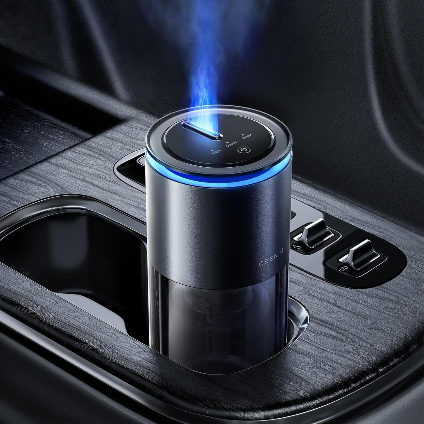 Ceeniu Ultrasonic Car Diffuser, Auto On/Off, Luxury Scent