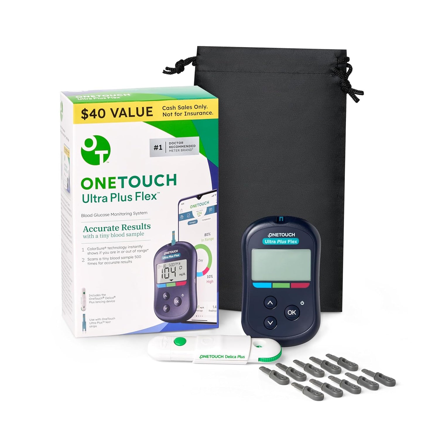 OneTouch Ultra Plus Flex - Complete Glucose Kit