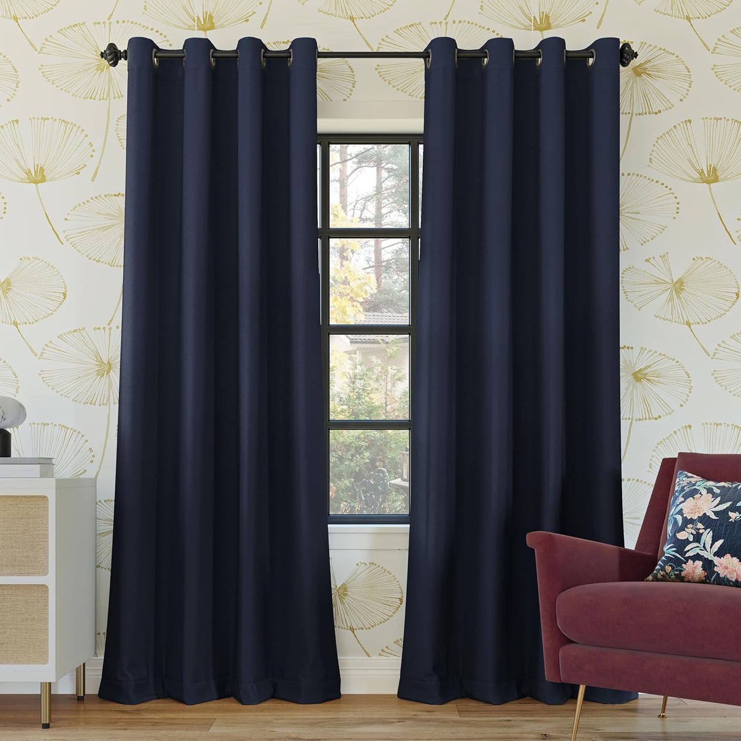 Sun Zero Nordic 100% Blackout Grommet Curtain Panel Pair Review