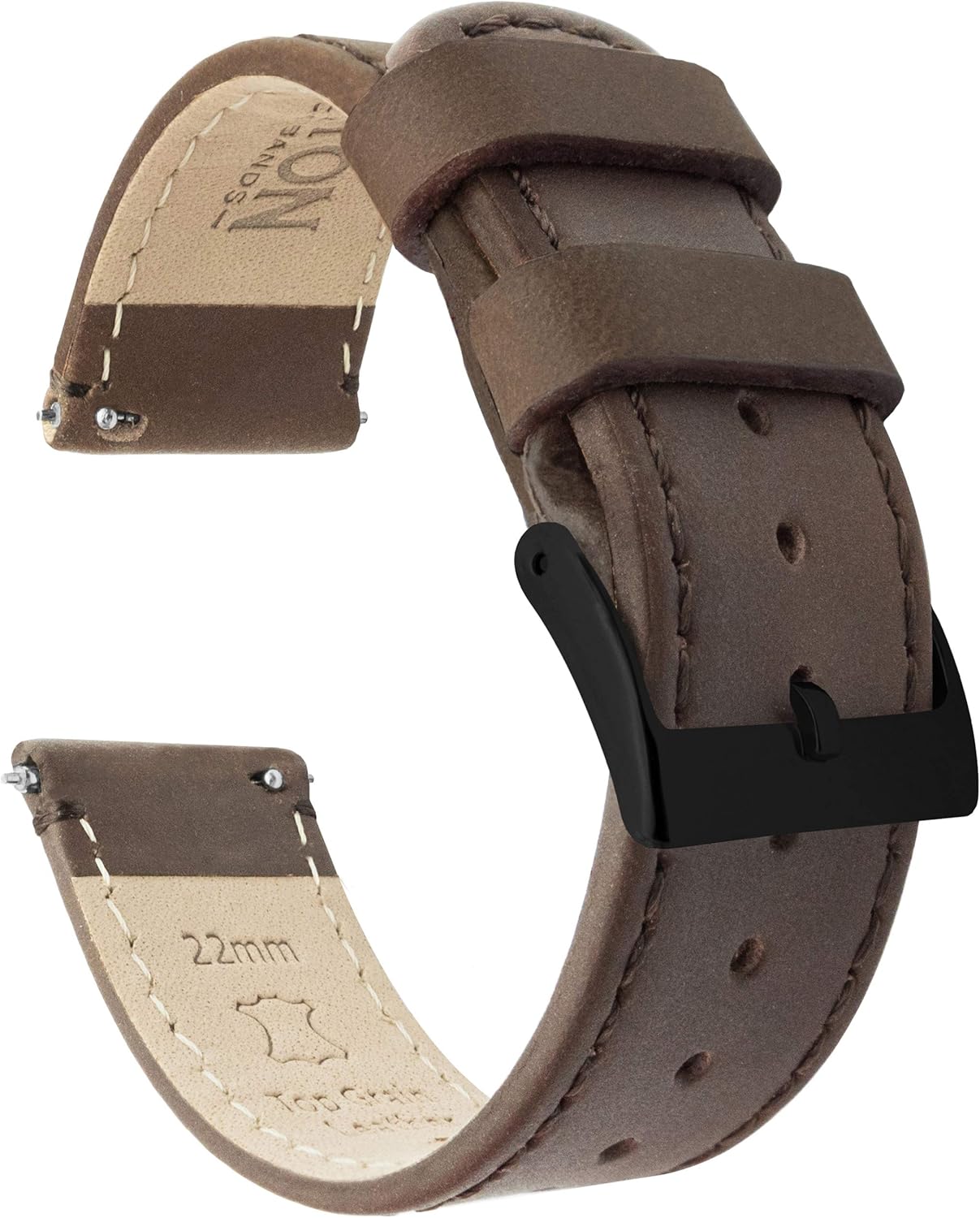 Barton Quick Release Top Grain Leather Watch Band Strap