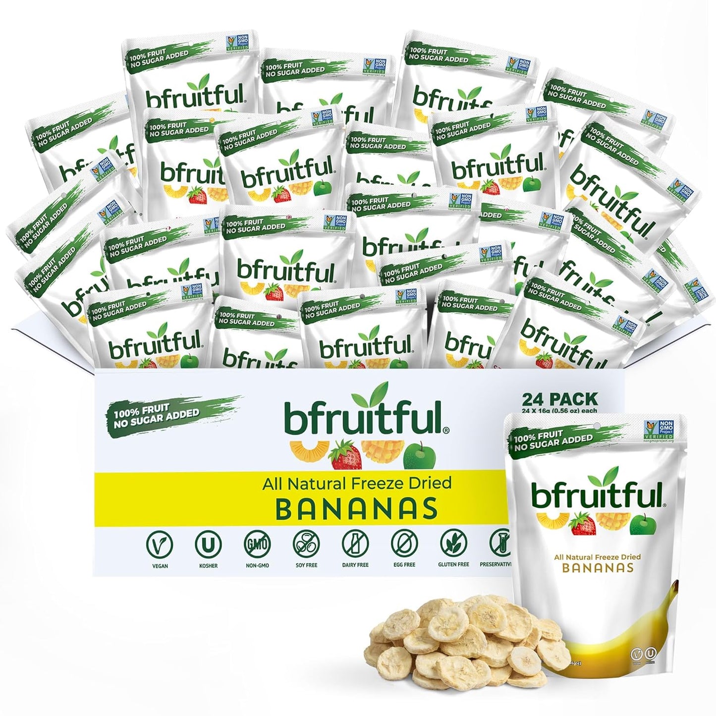 Freeze-Dried Banana Snacks - Healthy, Gluten-Free Treats
