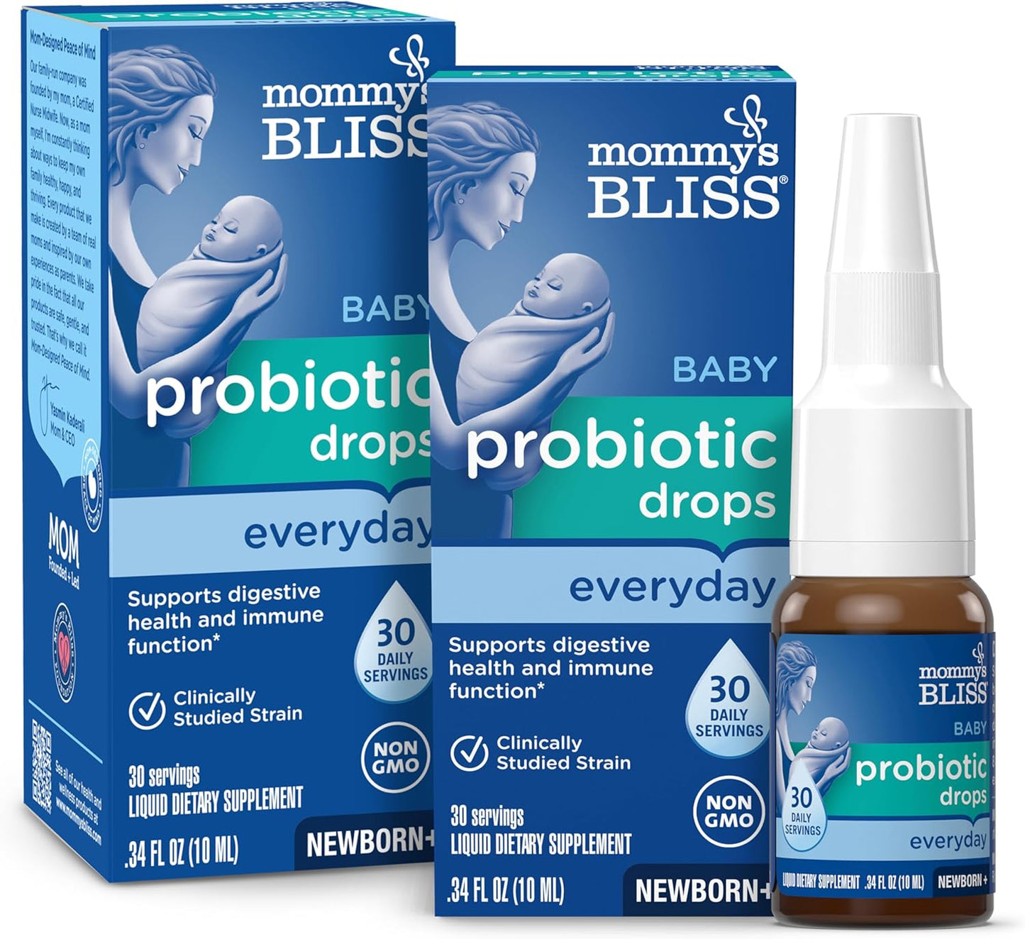 Mommy's Bliss Baby Probiotic Drops for Gas, Colic & Immunity