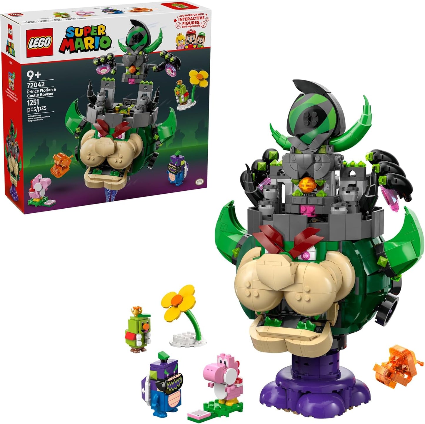 LEGO Super Mario Prince Florian & Castle Bowser Building Set