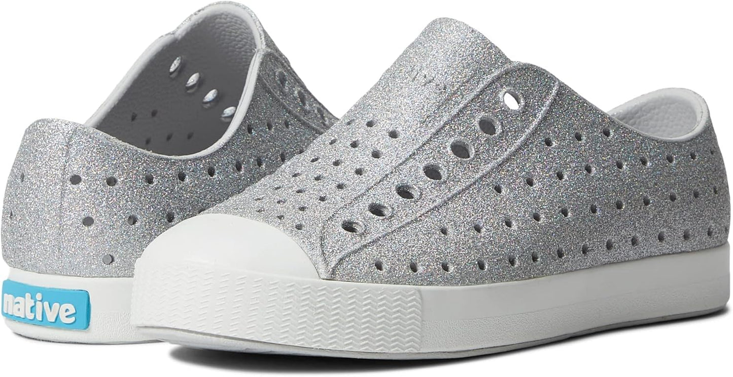 Native Shoes Kids' Jefferson Slip-On Shoe: Glittery Fun Footwear