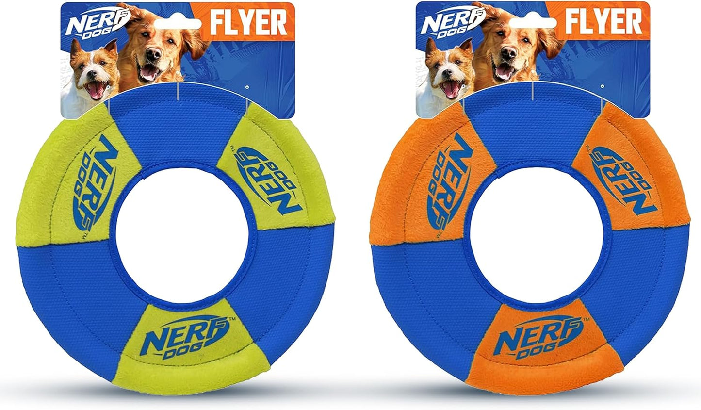 Nerf Dog Flying Disc Toy Duo for Active Dogs