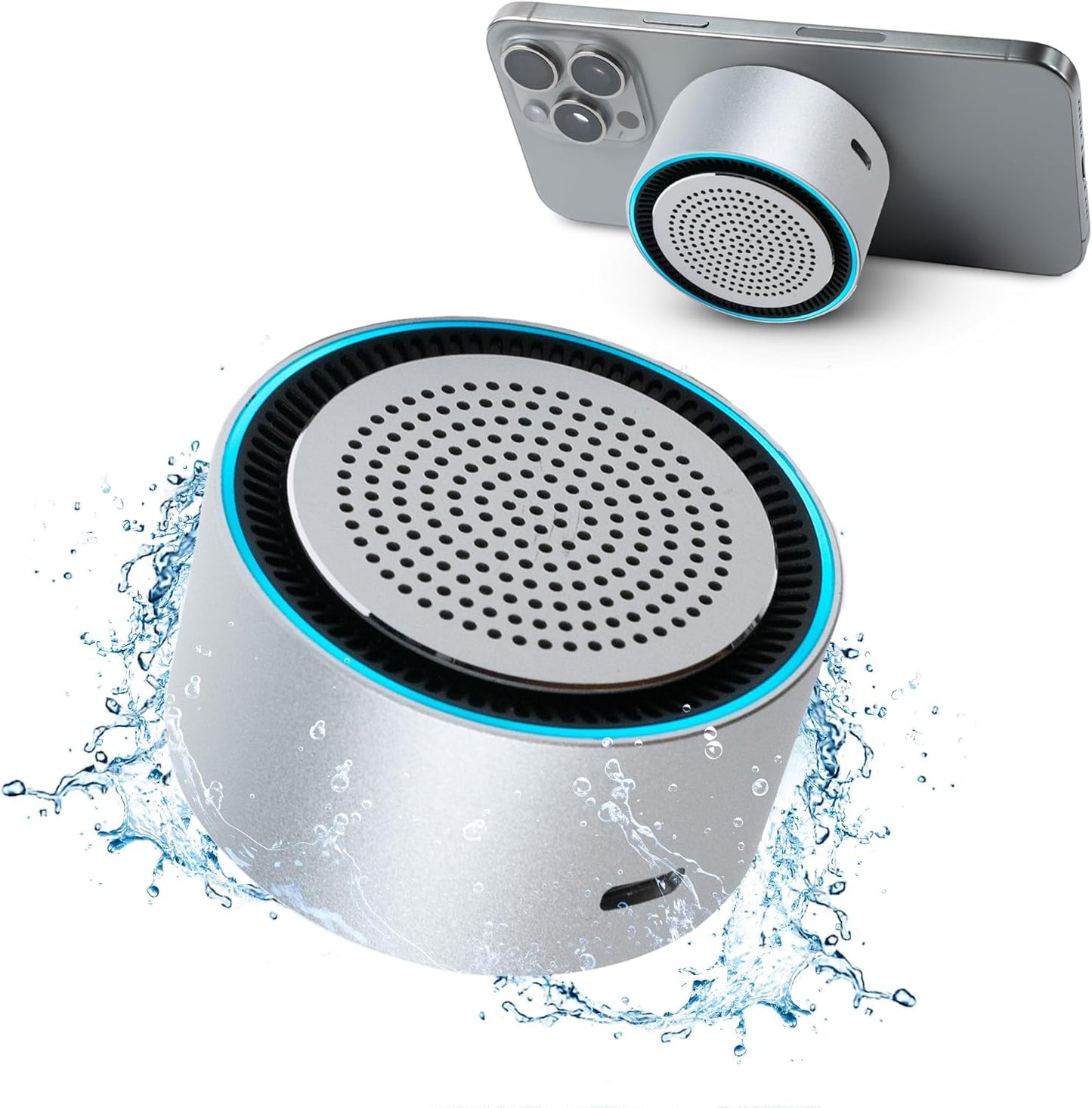 MagBeat Titanium Speaker: Booming Bass, 10H Playtime, Waterproof, Portable Sync TWS