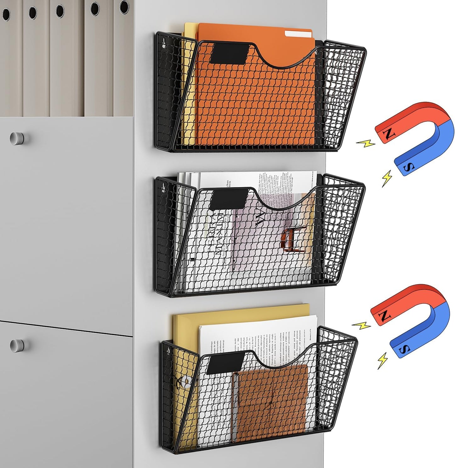 MFTEK Magnetic File Holder: Organize Your Space with Ease