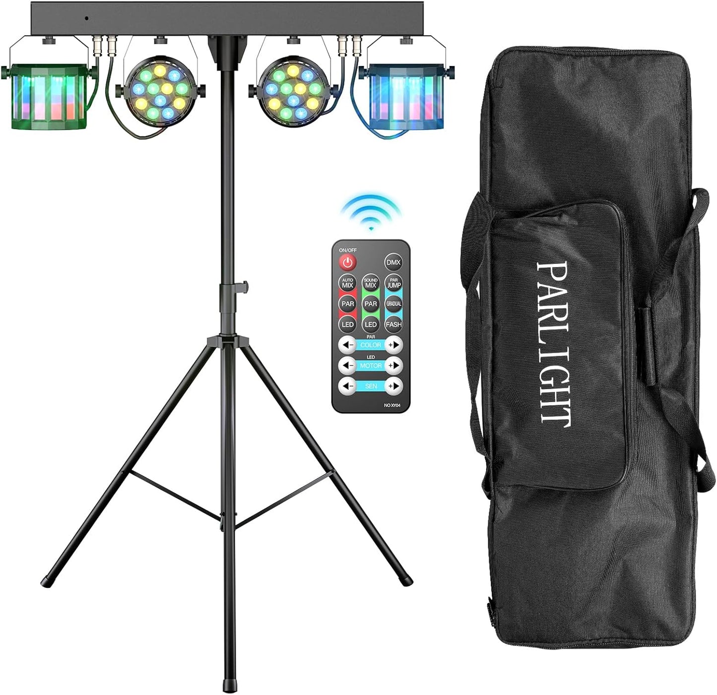 5 in 1 DJ Lights with Stand for Parties and Events