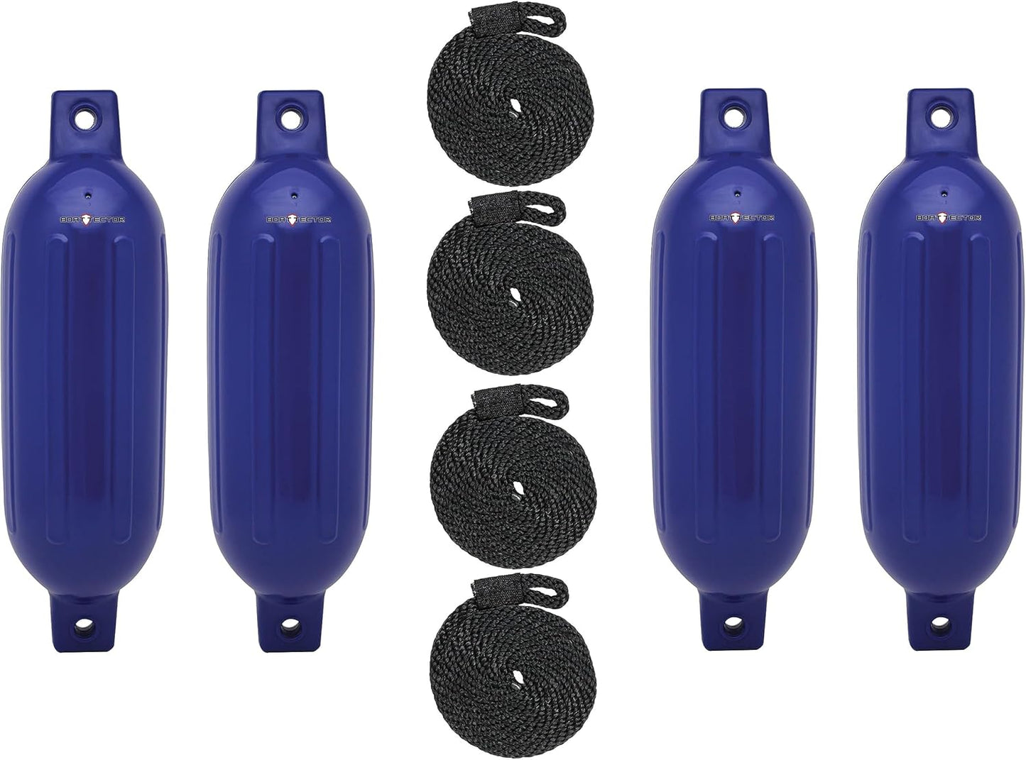 BoatTector Inflatable Fender Value 4-Pack - Durable and Reliable