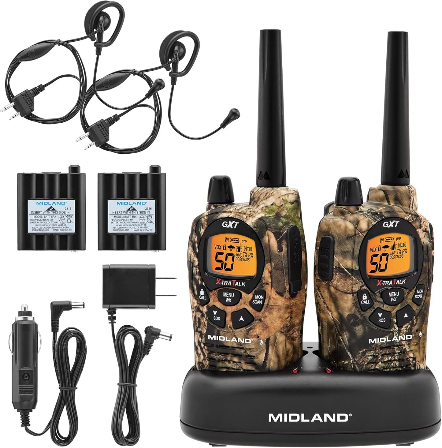 Midland GXT1050VP4 GMRS Two-Way Radio for Outdoor Adventures