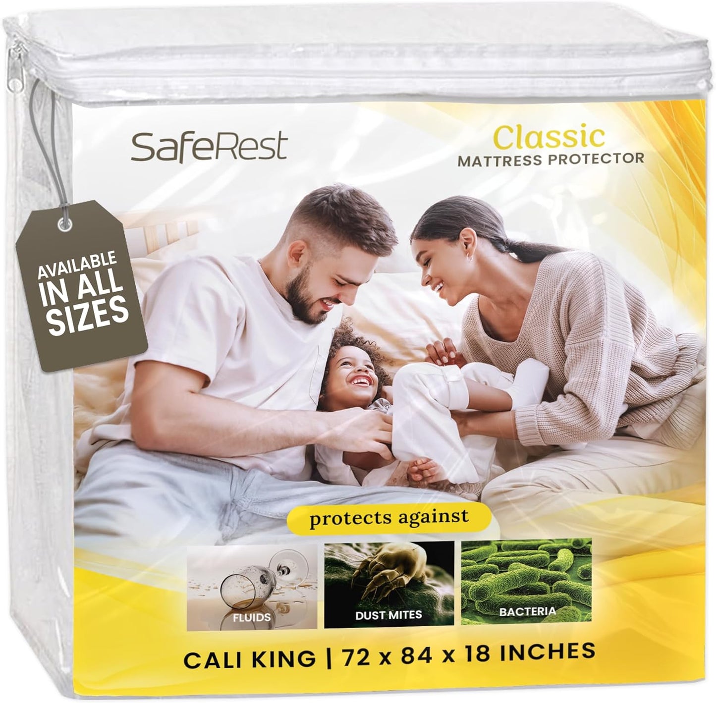 Waterproof Mattress Protector California King Size for Comfort