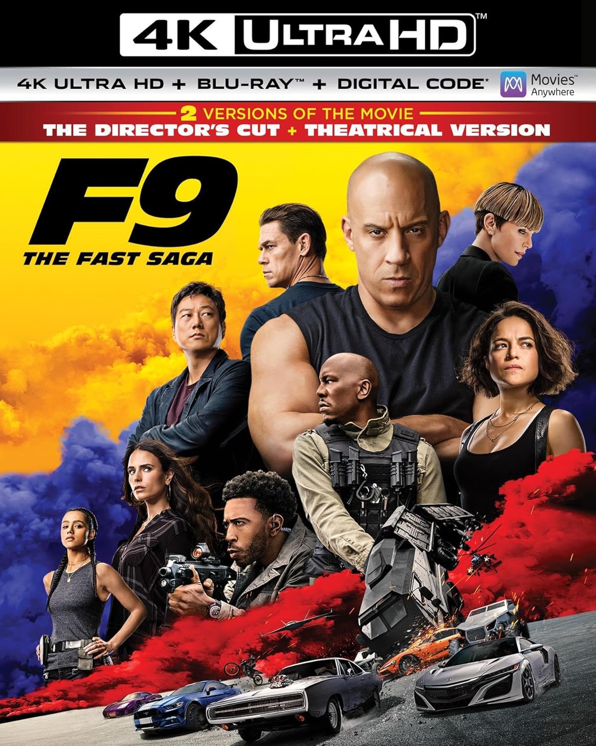 F9: The Fast Saga - Director's Cut in 4K Ultra HD for Action Fans