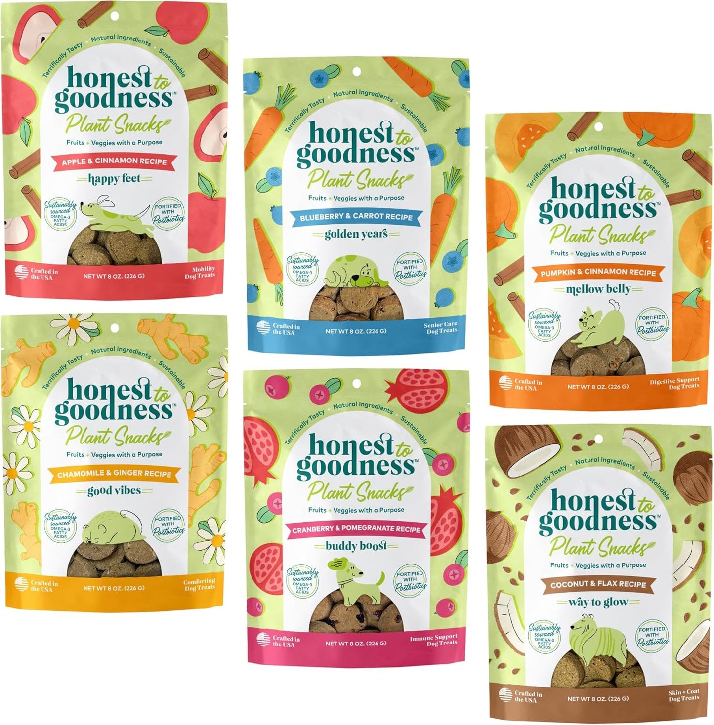 Omega 3 & Postbiotics Enriched Dog Treats