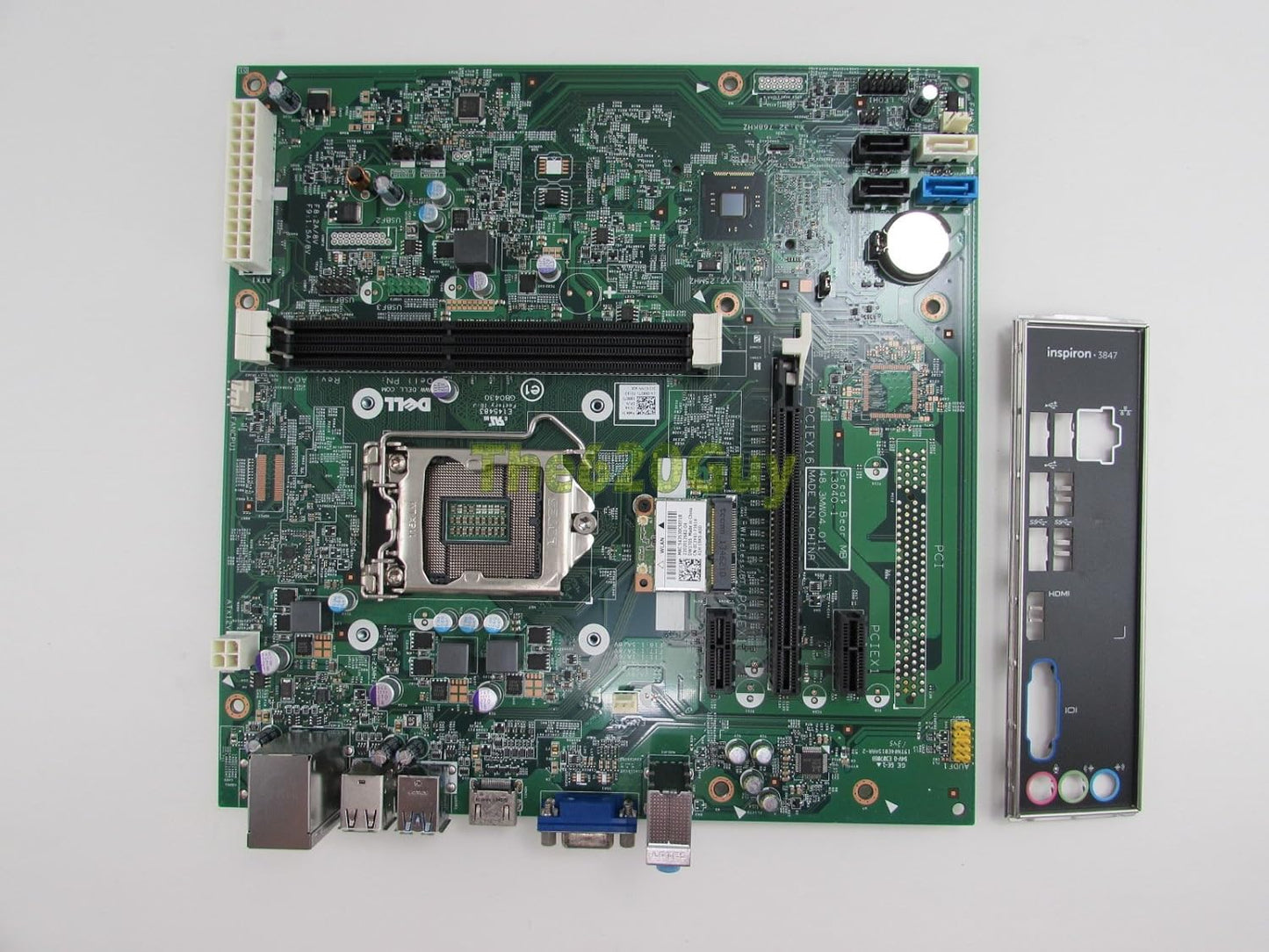 Dell Inspiron 3847 MT Motherboard with I/O and WLAN Card Review