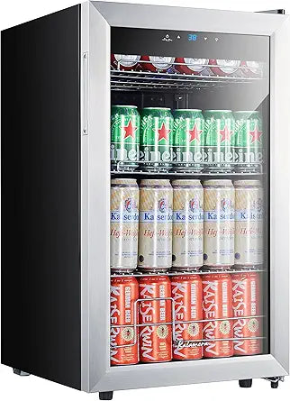 Kalamera Mini Beverage Refrigerator with 102 Can Capacity