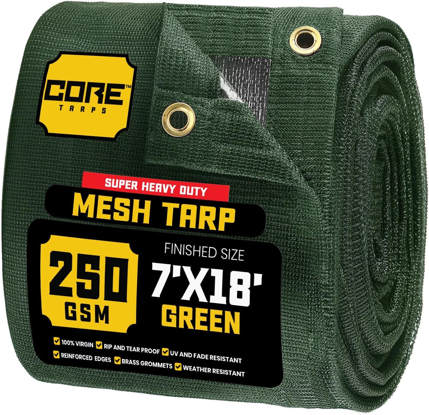 Heavy Duty 60% Green Shade Cloth for Outdoor Use and Protection