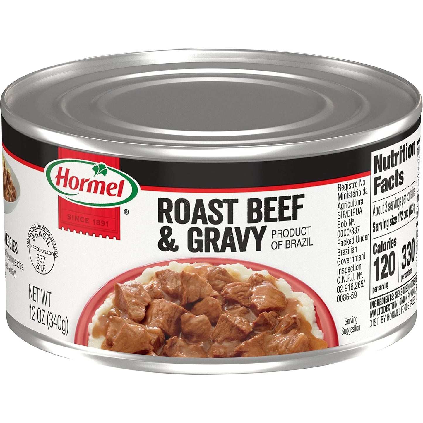 Hormel Roast Beef & Gravy Cans - Convenient Meal Solution