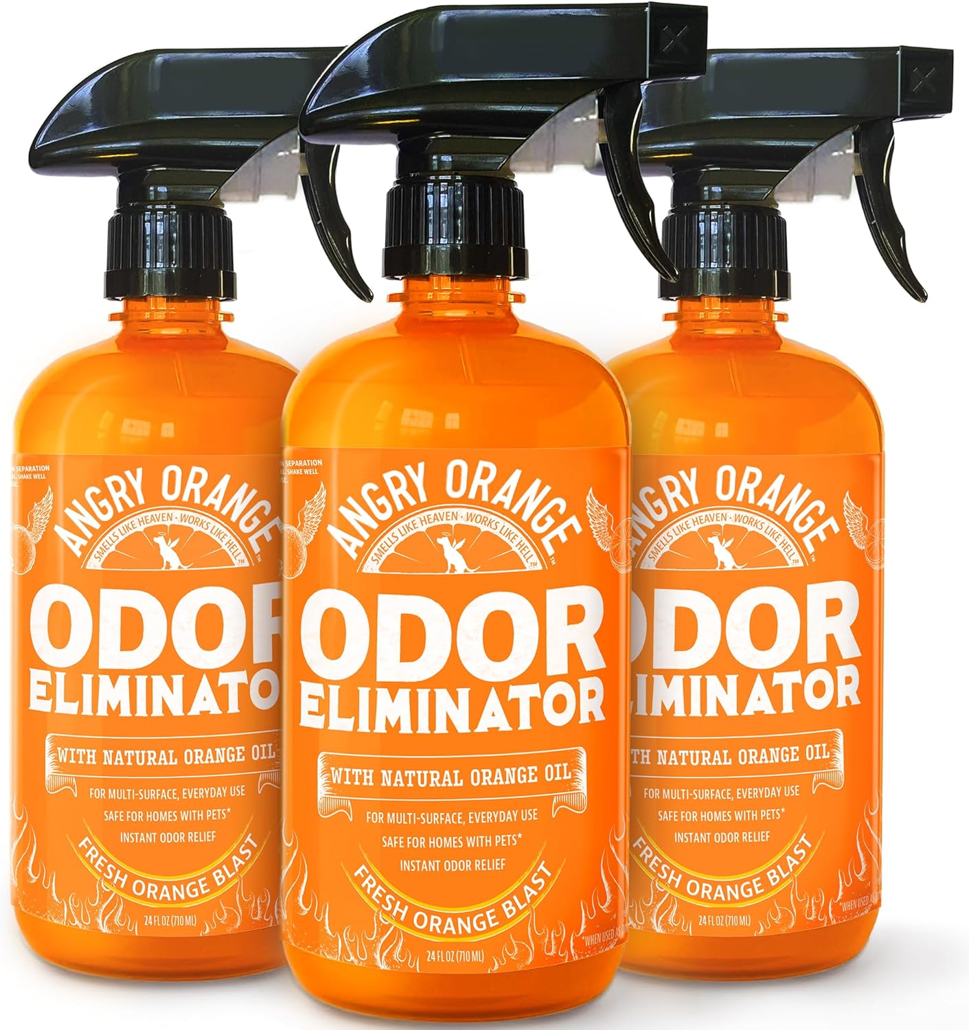 Pet Odor Eliminator for Dog and Cat Urine with Natural Orange Oil