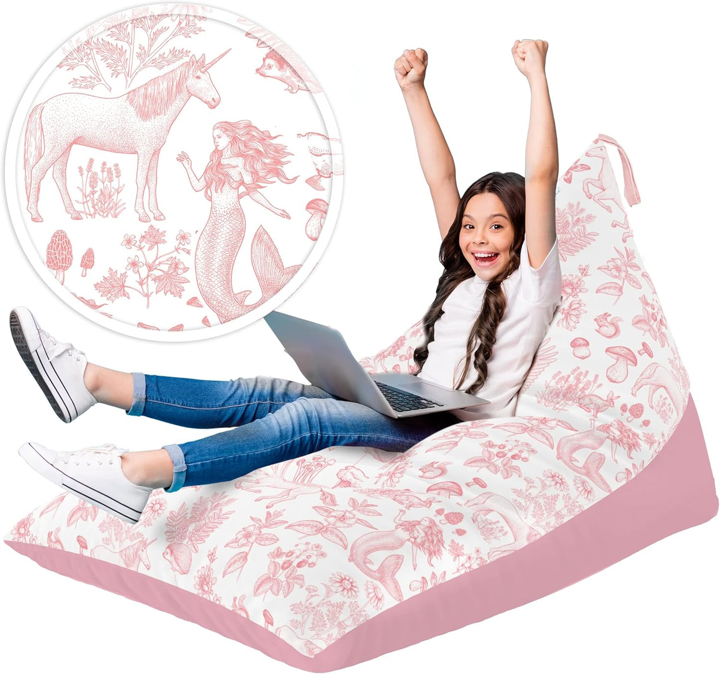 Huddle Original Cover for Stuffed Animal Bean Bag Storage XL