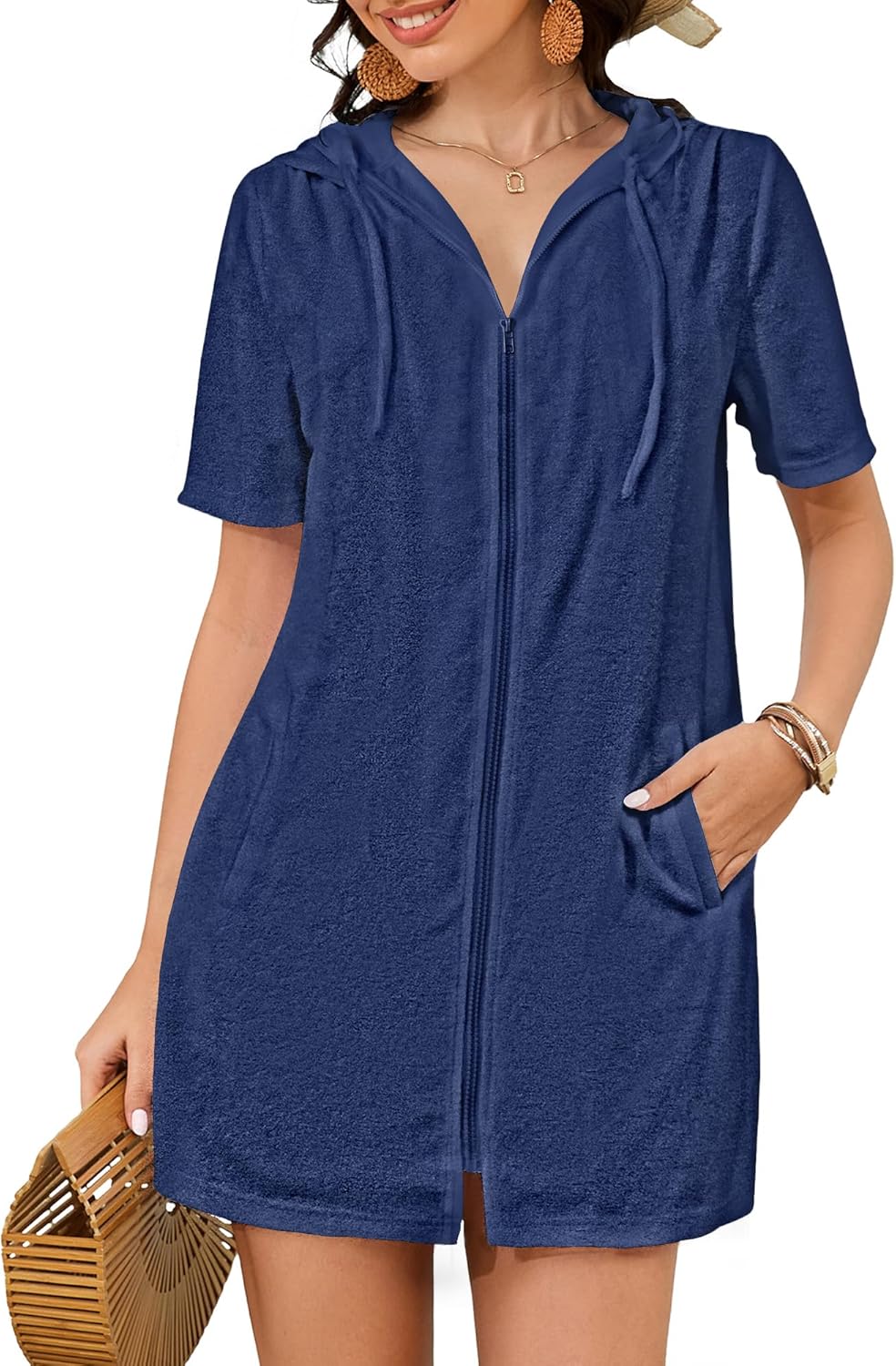 Bsubseach Terry Cloth Cover Up for Women - Stylish Swim Robe