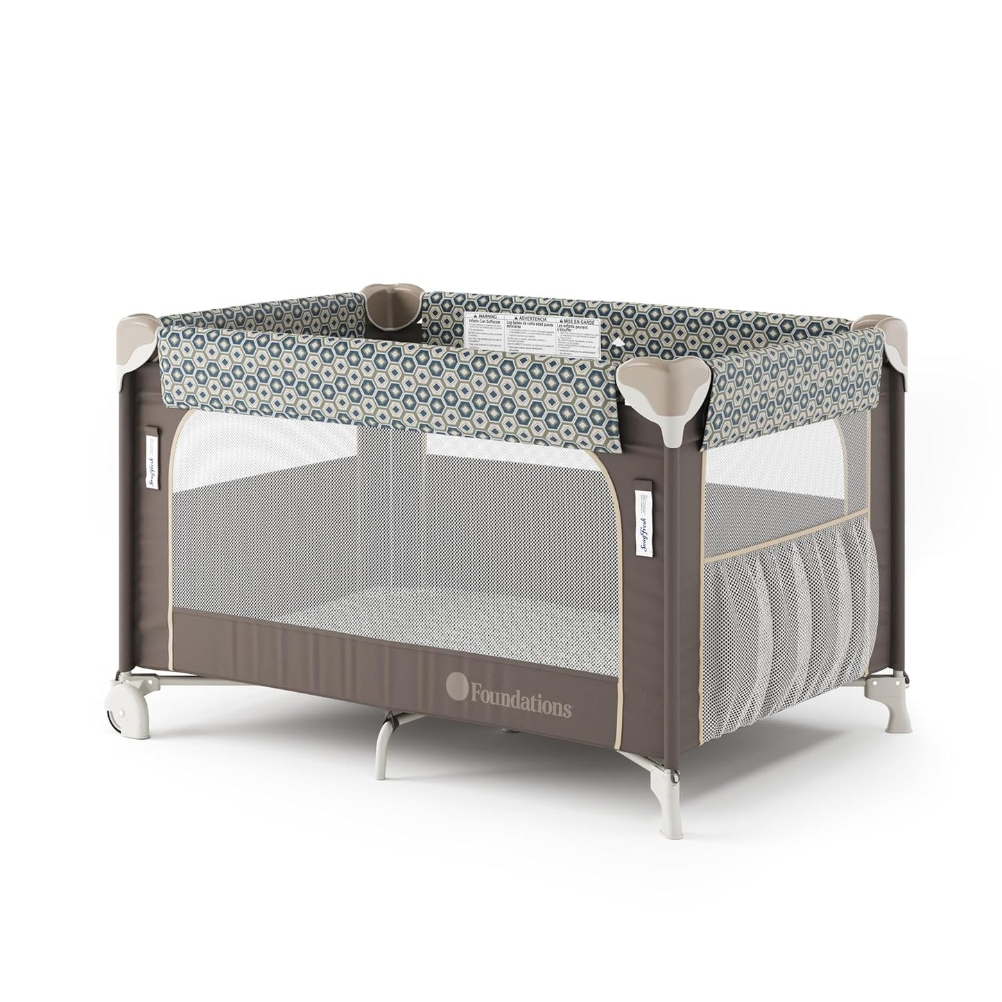 Foundations SnugFresh Elite Baby Play Yard with Washable Cover