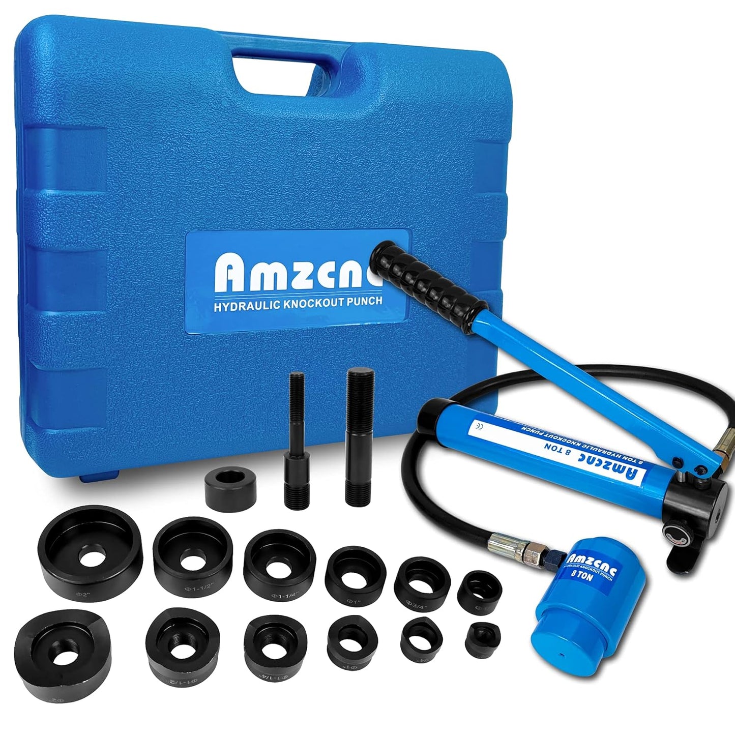 Hydraulic Knockout Punch Electrical Conduit Hole Cutter Set