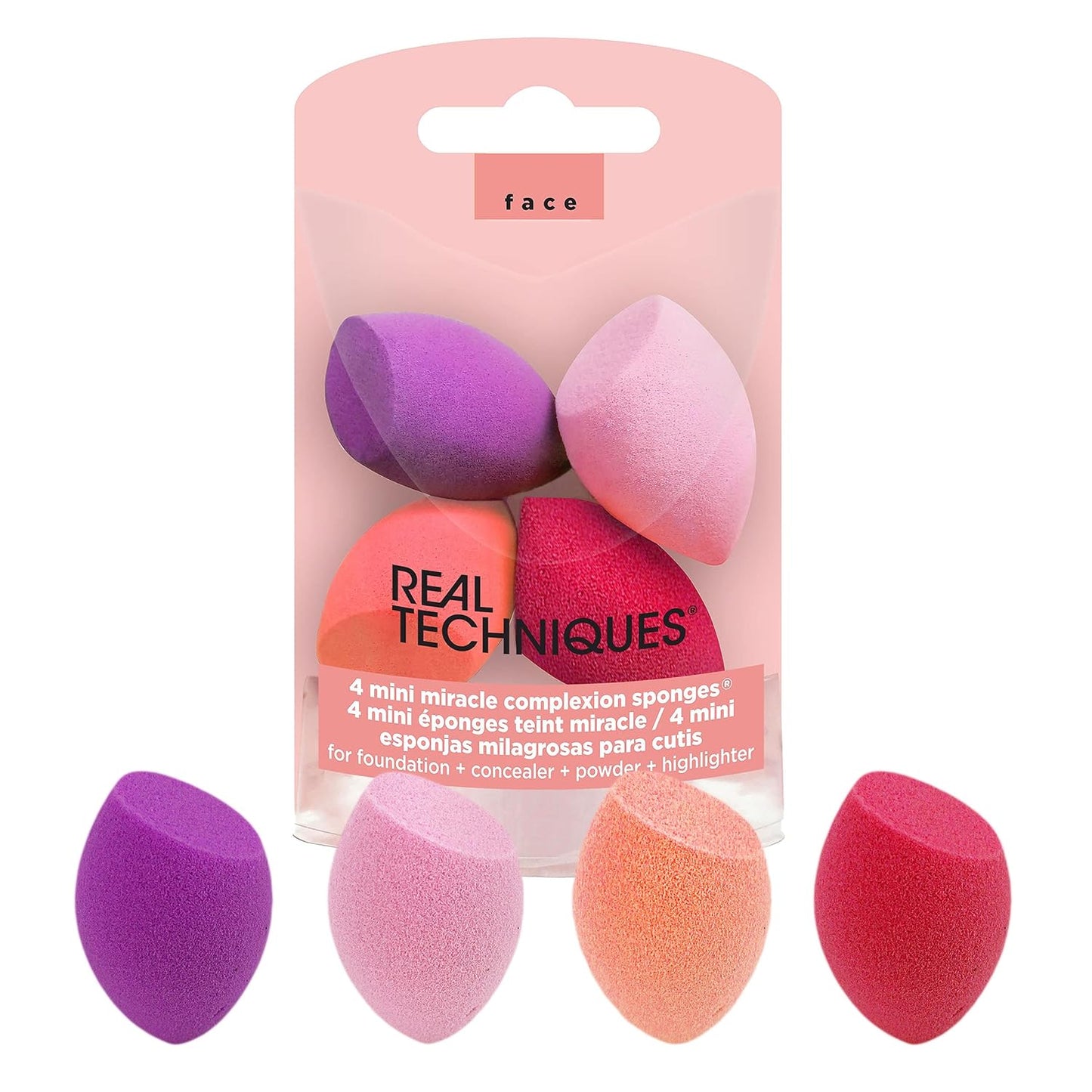 Real Techniques Mini Makeup Blender 8-Pack - Flawless Coverage!