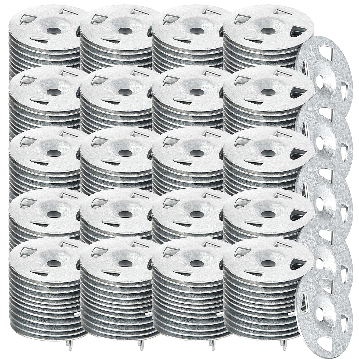Galvanized Steel Washers for Foam Board Installation 2000 Pcs