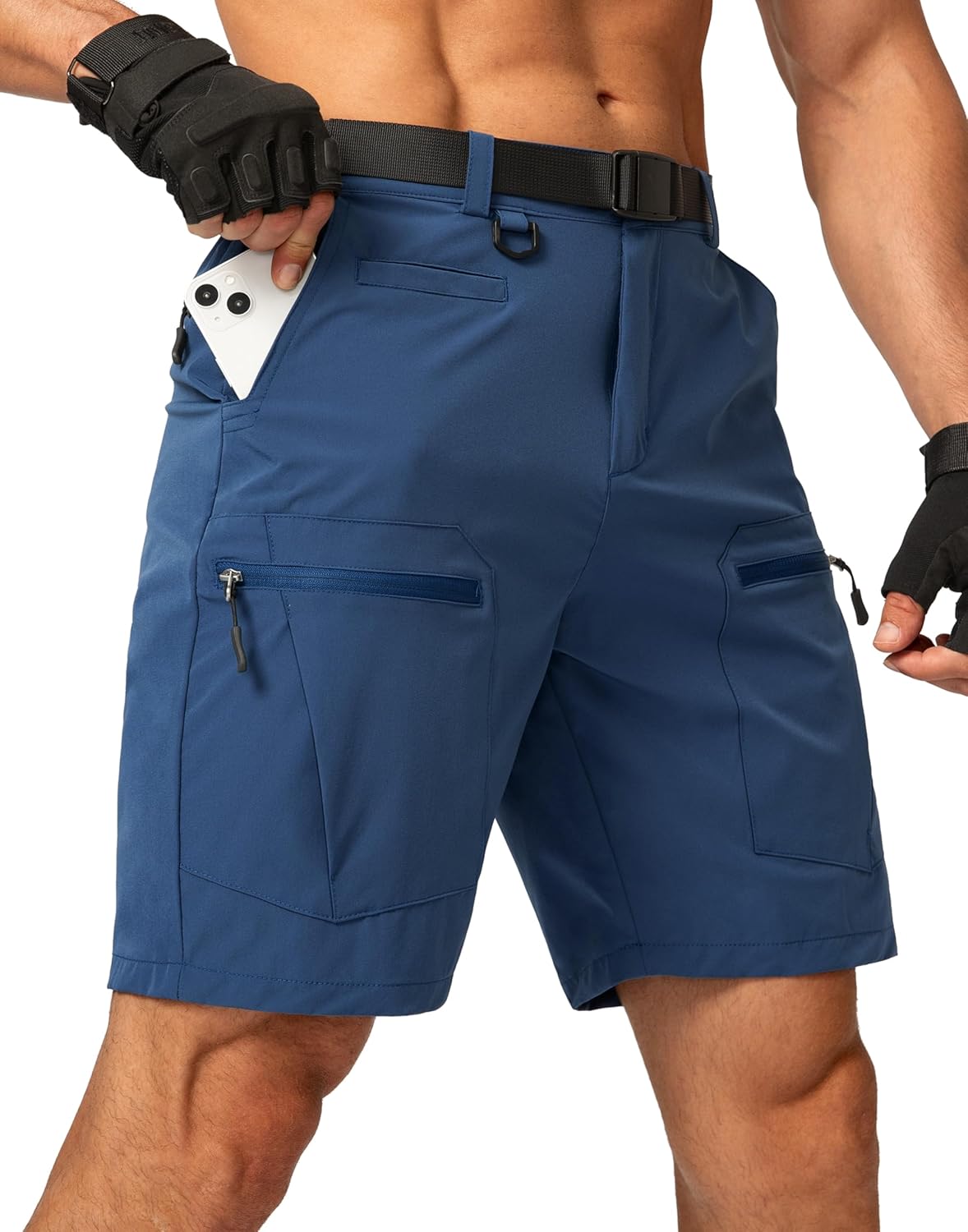 Men's Hiking Cargo Shorts Quick Dry Tactical Multi Pocket Gear