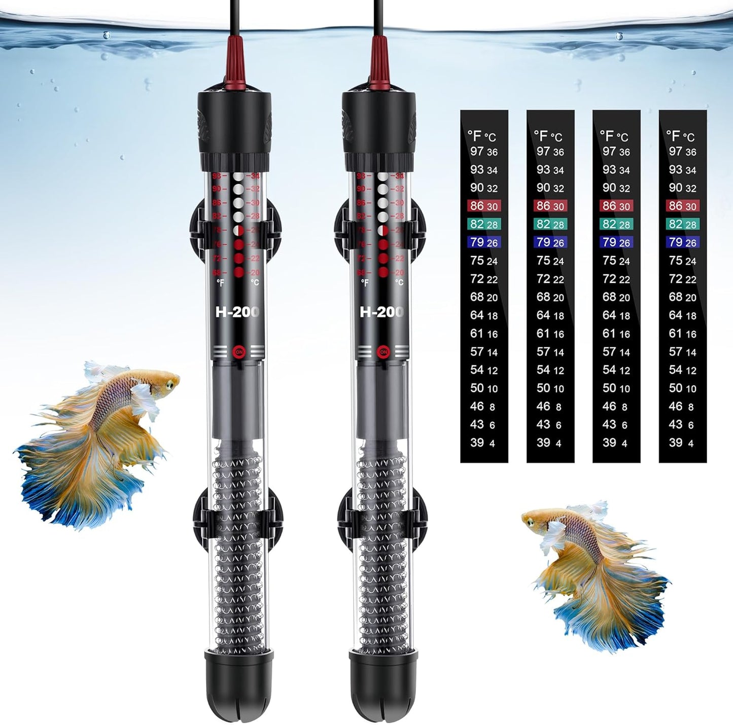 Dreyoo Adjustable Aquarium Heater- Perfect Temperature Control!