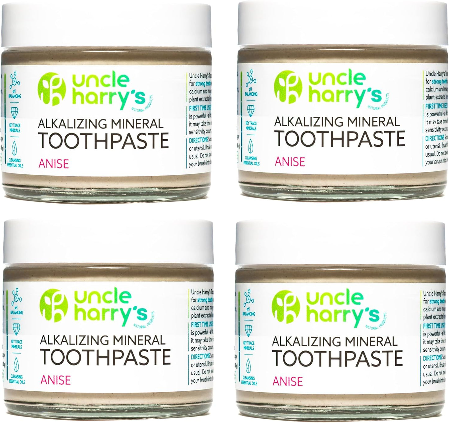 Uncle Harry's Cinnamon Remineralizing Toothpaste for Fresh Breath