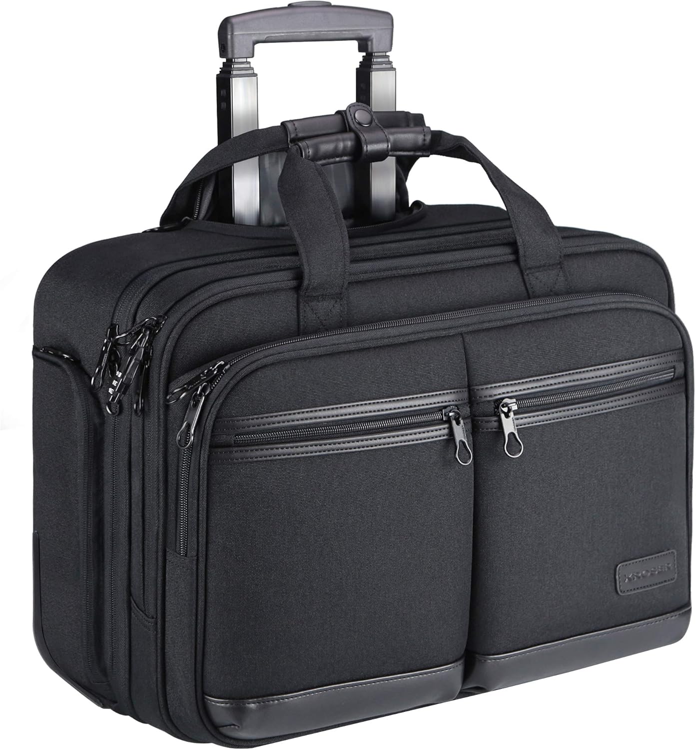 KROSER Rolling Briefcase for 17.3 Inch Laptop - Water-Repellent