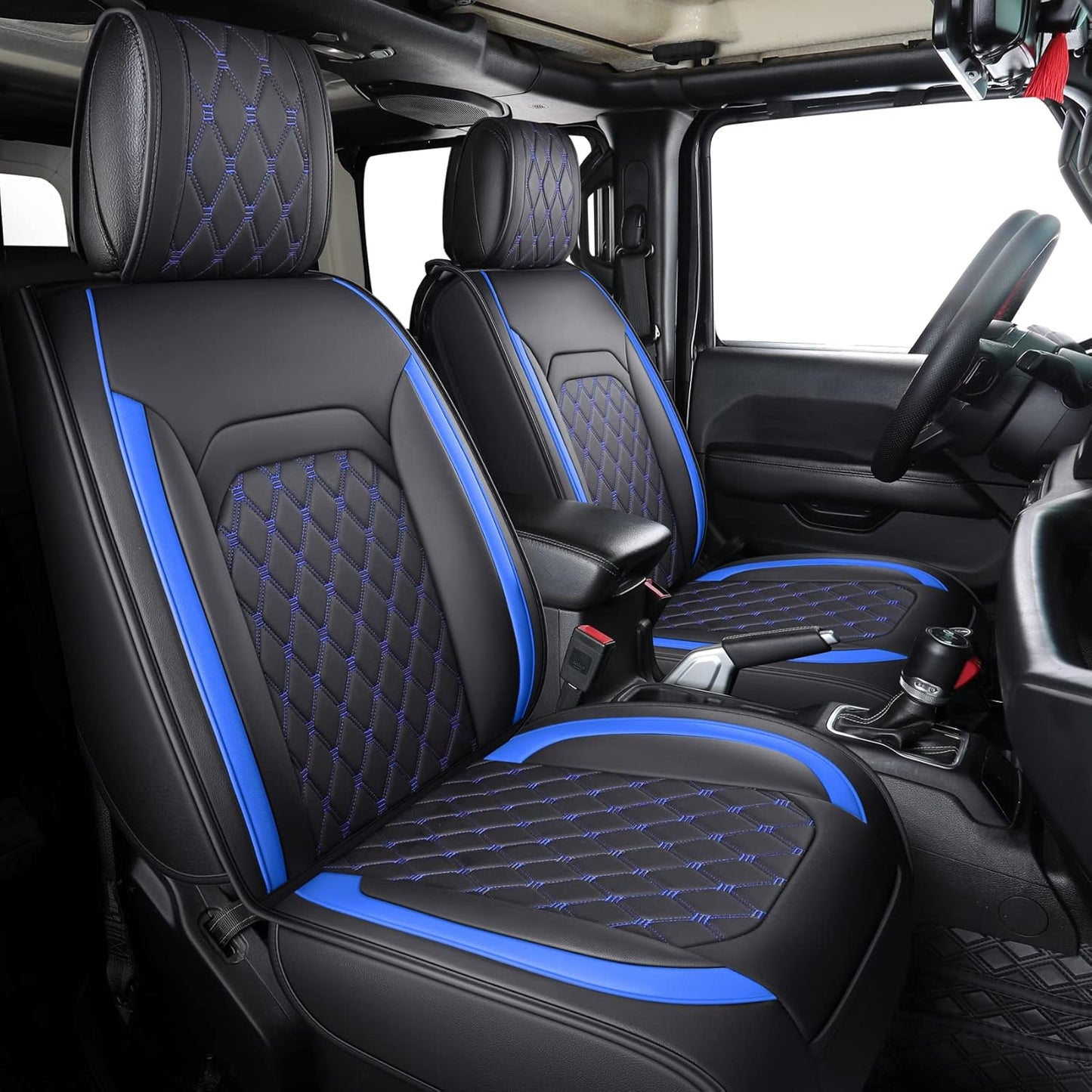 Custom Fit Jeep Wrangler JK JL Seat Covers Full Set Waterproof