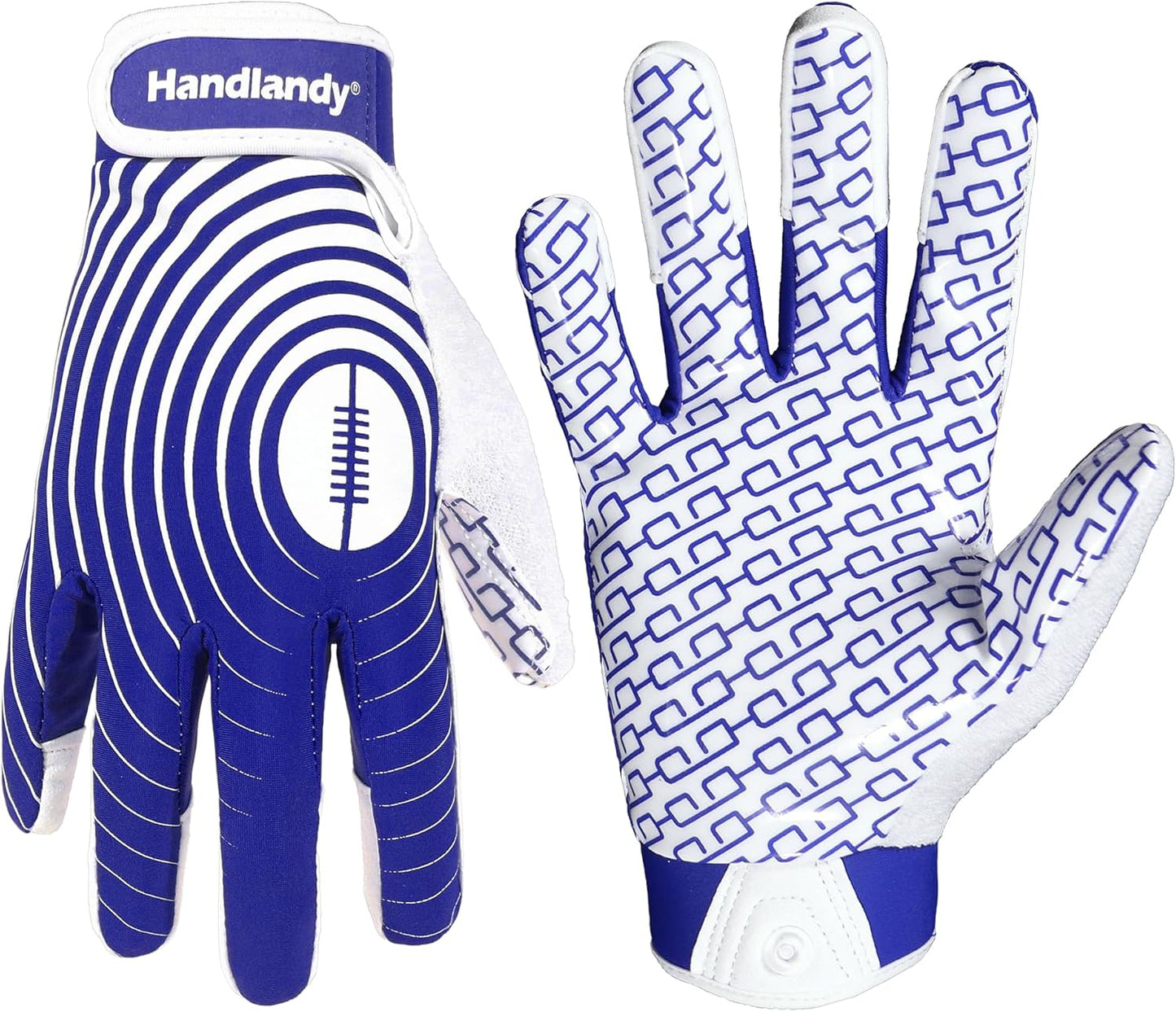 Sticky Youth Football Gloves - White/Gold - HANDLANDY