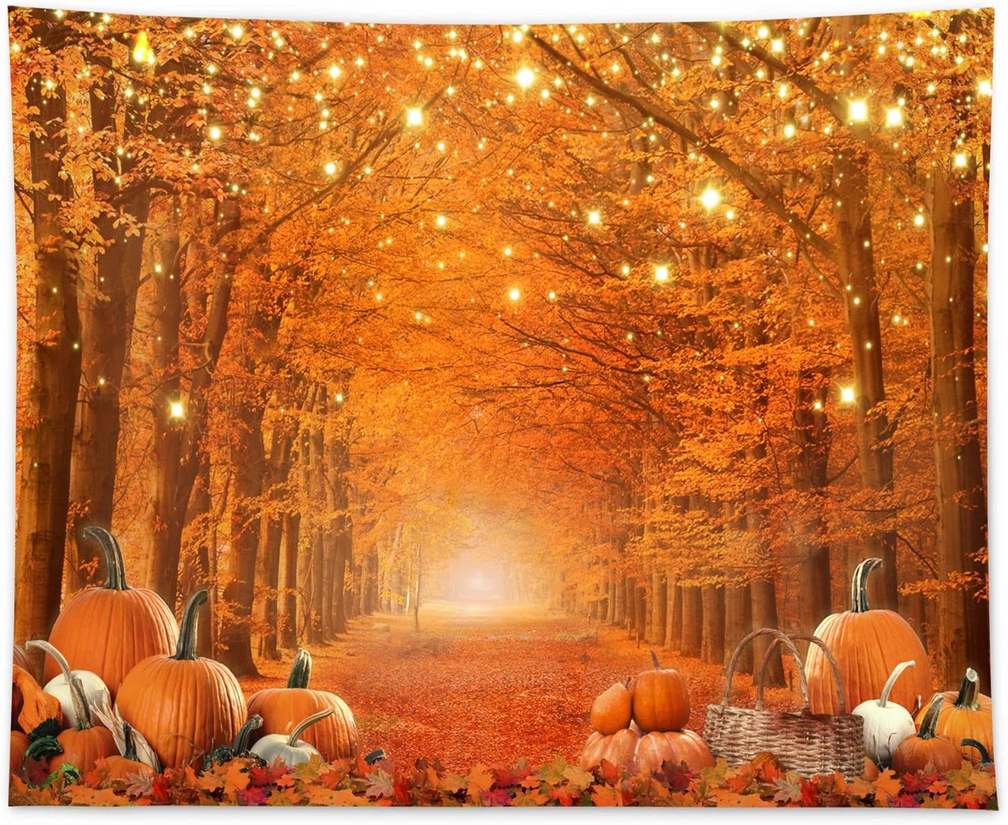 Allenjoy 10 x 8 FT Fall Photography Backdrop for Thanksgiving