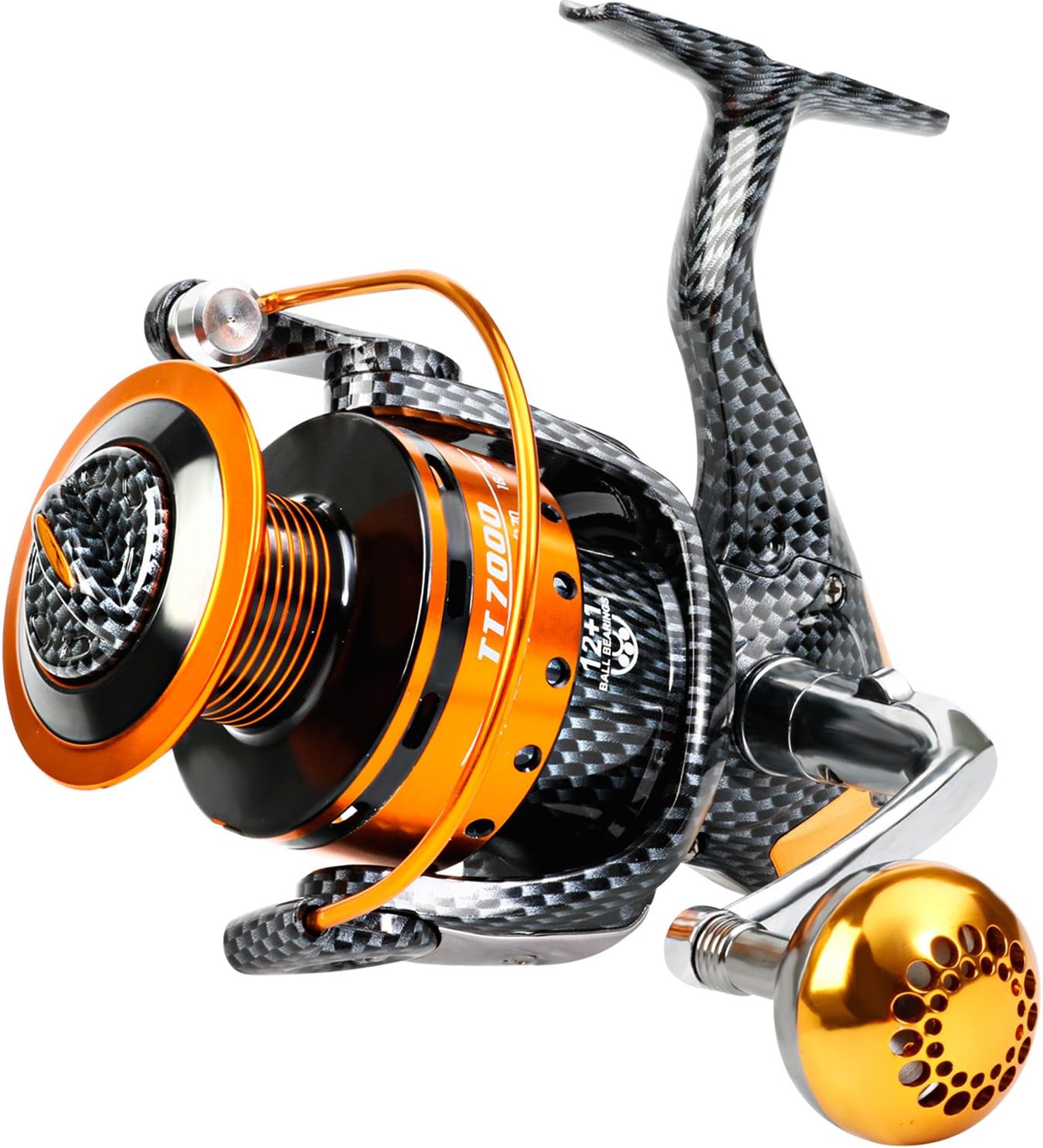 Fishing Reels with 12+1 BB for Smooth Saltwater and Freshwater Use