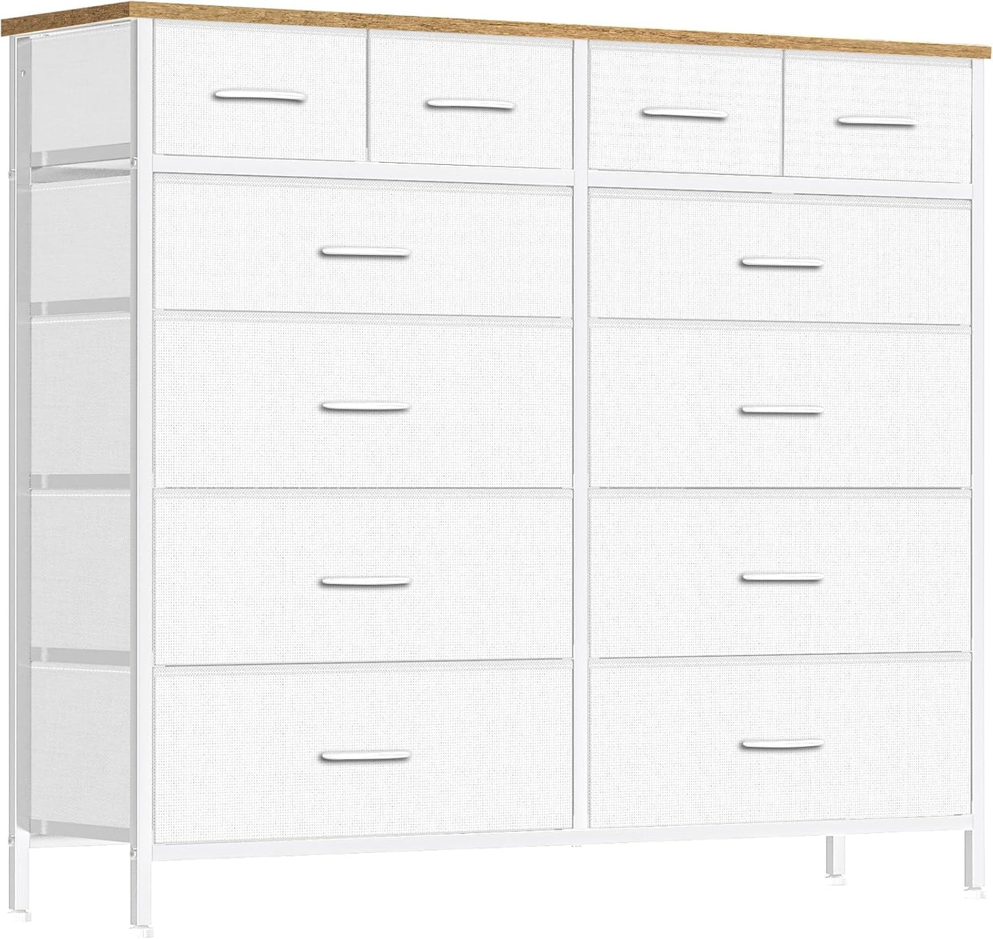 Compact 12 Drawers Dresser for Bedroom Storage Solution