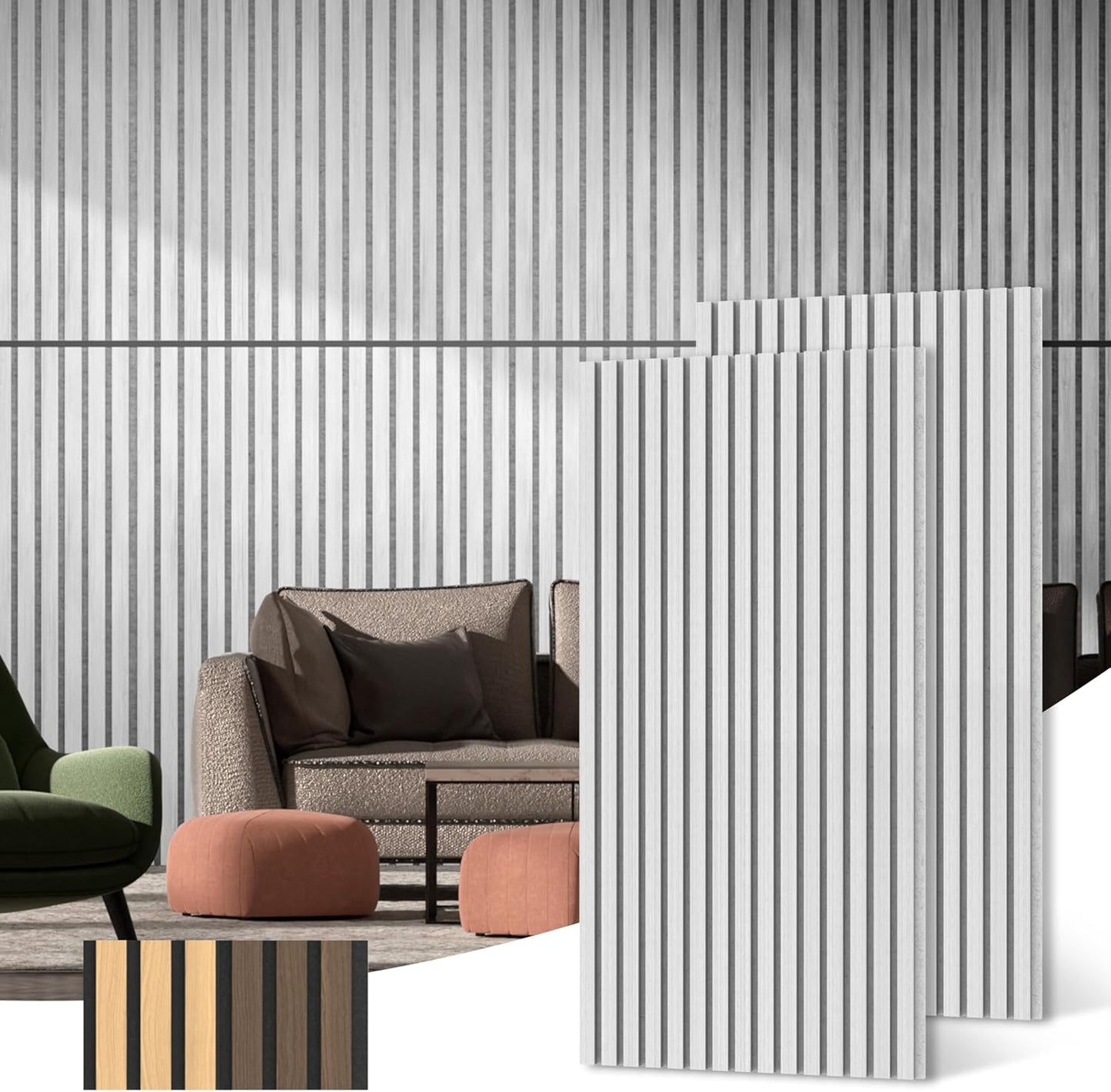 Acoustic Wood Wall Panels for Soundproofing and Decor