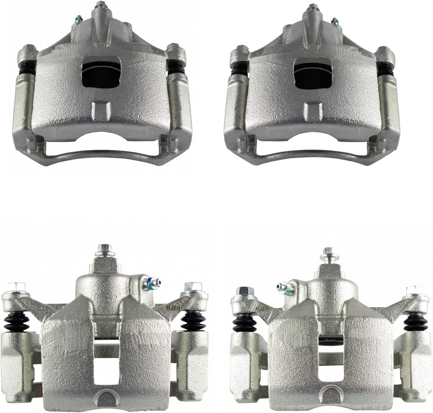 TRQ Front & Rear Brake Caliper Set for Chevrolet Impala & More