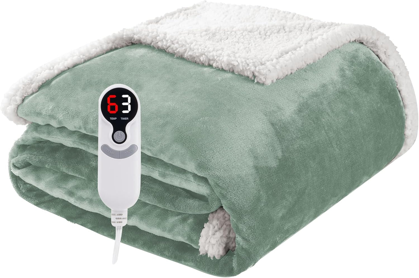 Electric Heated Blanket Throw for Cozy Winter Comfort