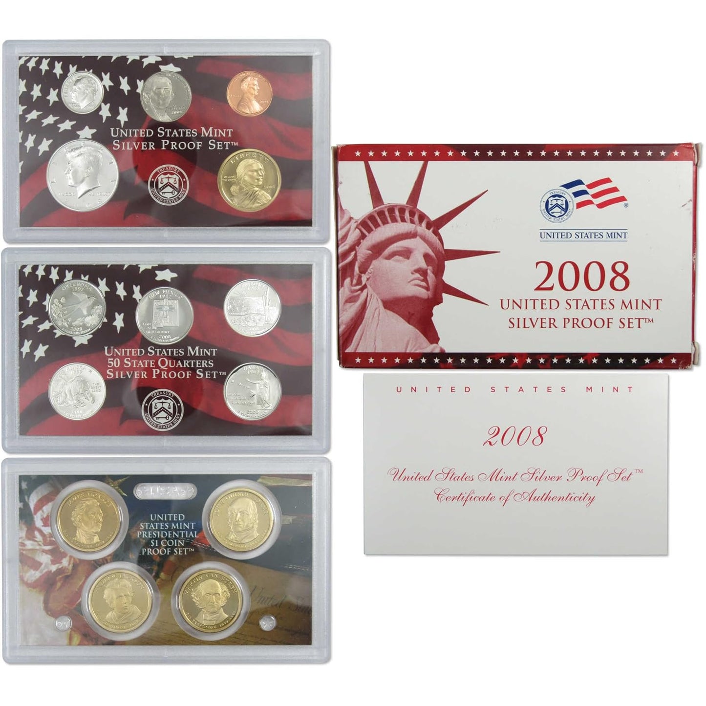 2008 Silver Proof Set with Original Government Packaging OGP