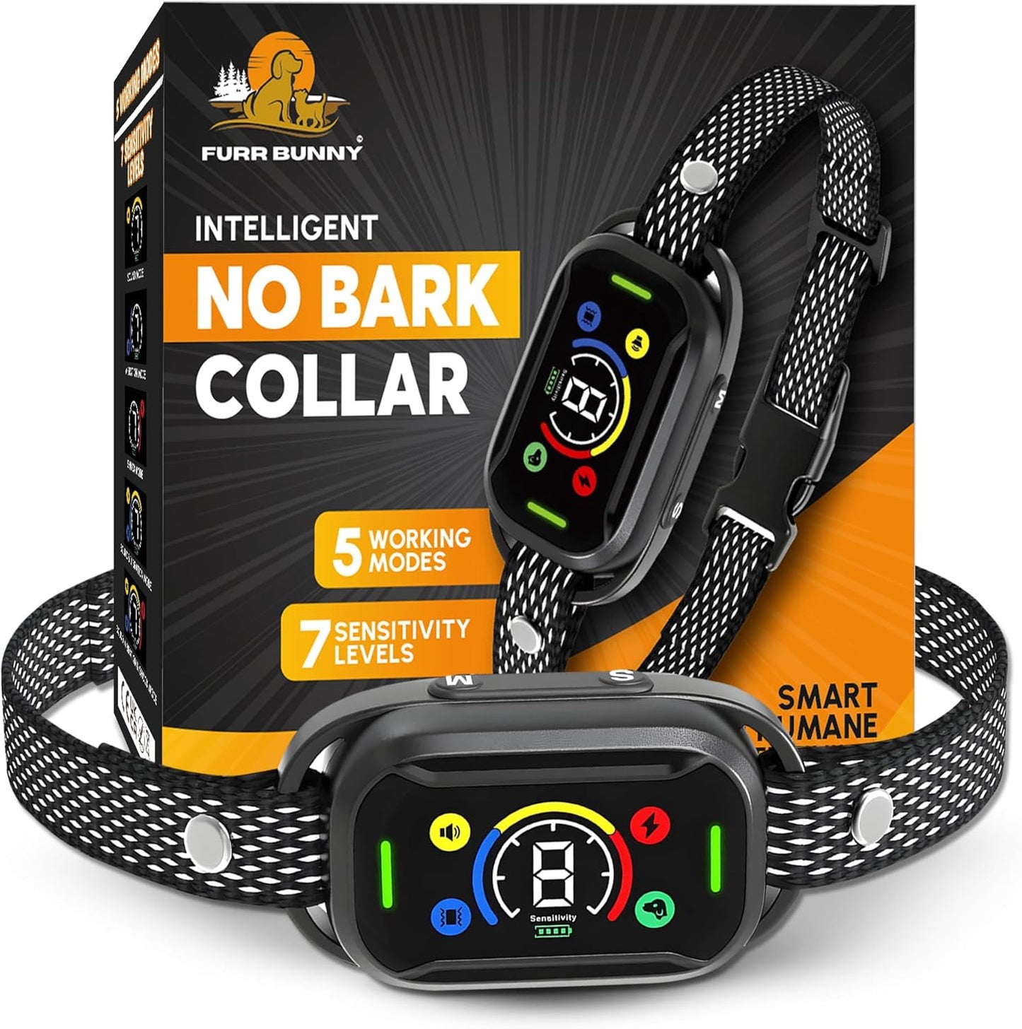 2025 Upgraded Intelligent Dog Bark Collar for Effective Training