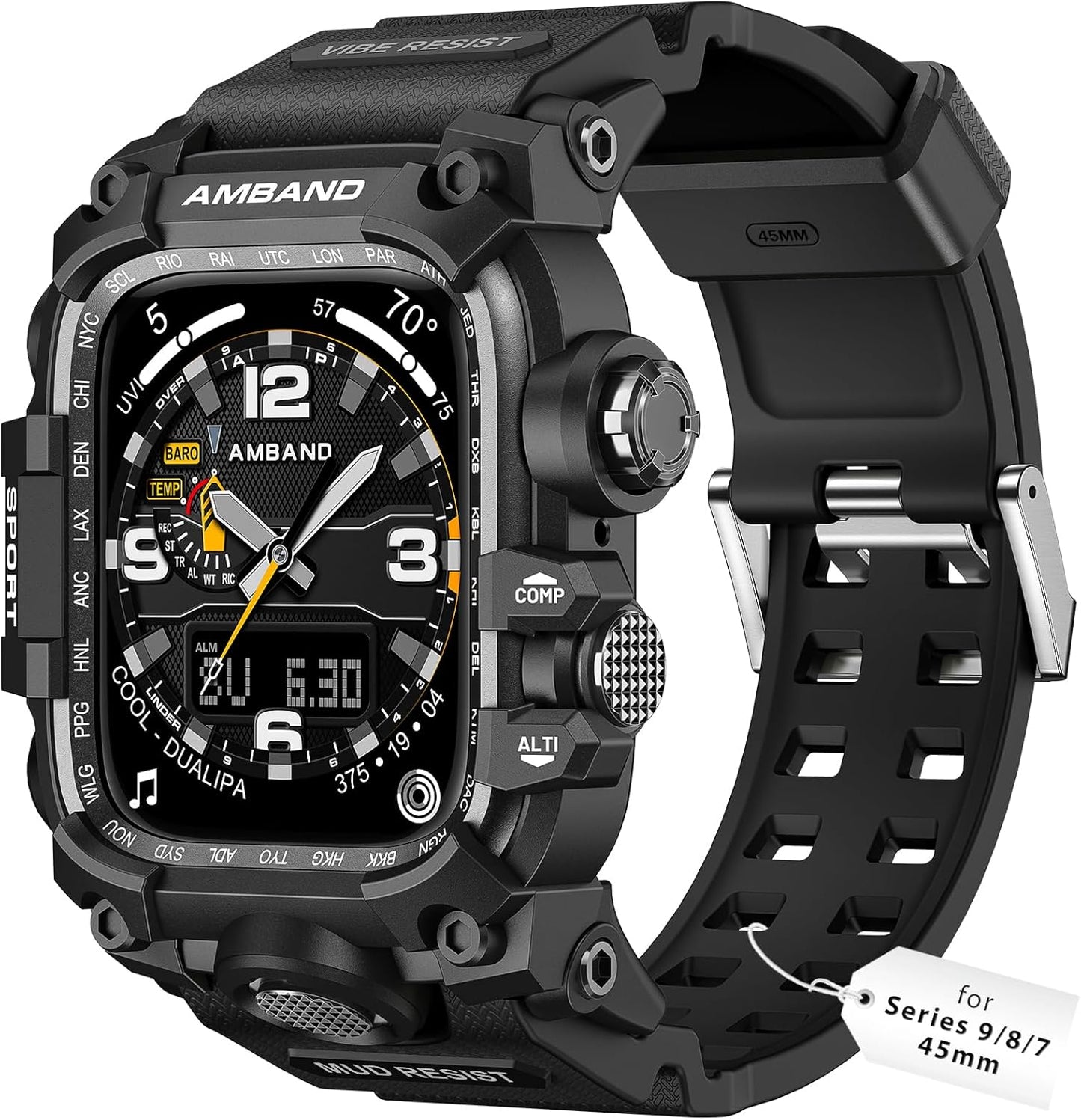 amBand Tactical Apple Watch Case - Rugged Protection
