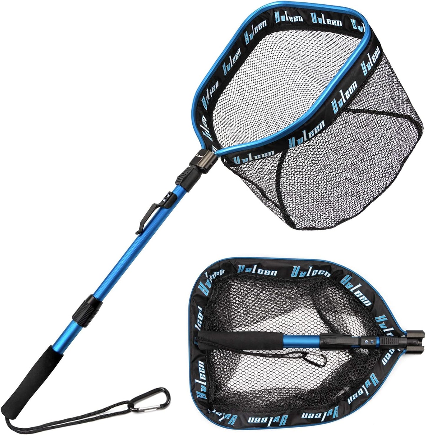 Folding Rubber Fishing Net for Easy Catch & Release