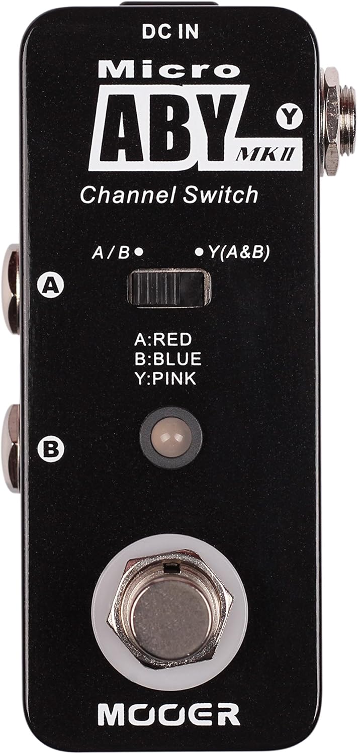 MOOER Micro ABY MKII Channel Switch Pedal for Musicians
